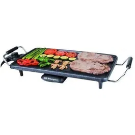 Orbegozo Plancha de Asar TBC 3000 | 2000W | 220x430mm | Antiadherente con Recipiente Recoge Grasa