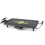 Orbegozo TBC 3000 Parrilla Eléctrica de Mesa 2200W - Plancha Asar Cerámica 43x22 cm, Antiadherente, Negro