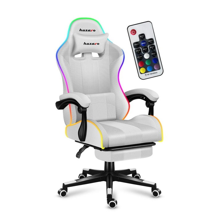 Silla Gaming Huzaro FORCE 4.7 RGB Blanco Silla Gaming Huzaro FORCE 4.7 RGB Blanco