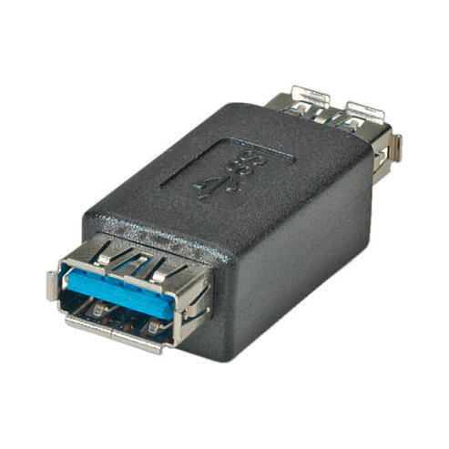 ROLINE Adaptador USB 3.0 Tipo A hembra a Tipo A hembra Negro ROLINE Adaptador USB 3.0 Tipo A hembra a Tipo A hembra Negro