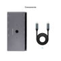 Nanocable Switch KVM 2xUSB-C a 3xUSB-A + 2xUSB-C PD + HDMI + DP + Audio