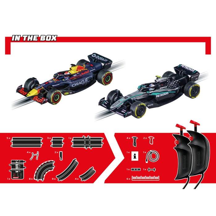 Carrera GO!!! Championship Rivals - Set de pista de slot F1 (Mercedes y Red Bull) Carrera GO!!! Championship Rivals - Set de pista de slot F1 (Mercedes y Red Bull)