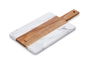 Quttin Tabla Cortar Acacia y Mármol 30 x 14 cm (12 Unidades)