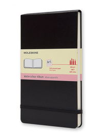 Moleskine ARTMM804 Album de Acuarela Negro L 13x21cm