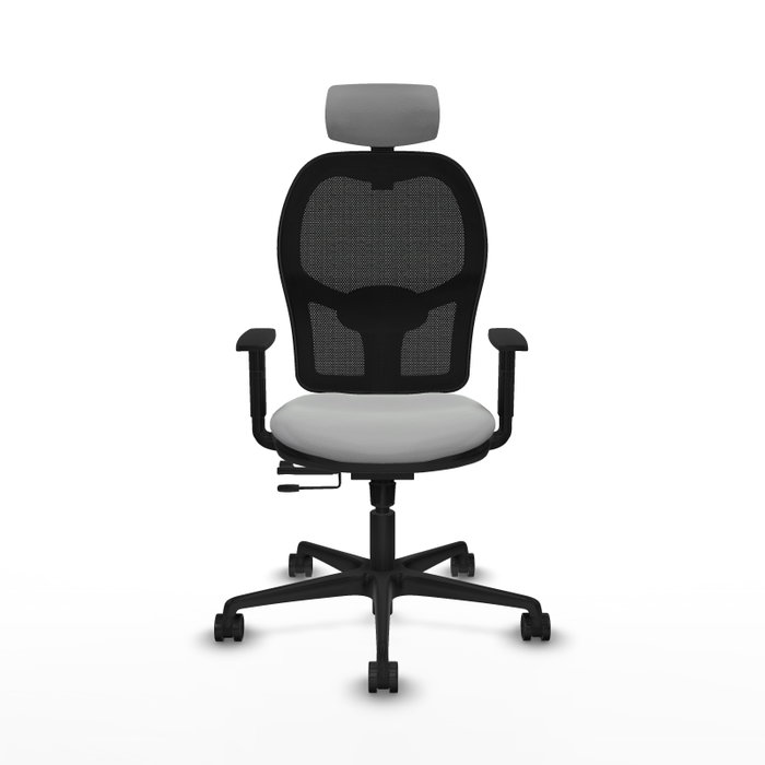 PIQUERAS Y CRESPO Silla de oficina Jorquera Gris claro y Negro PIQUERAS Y CRESPO Silla de oficina Jorquera Gris claro y Negro