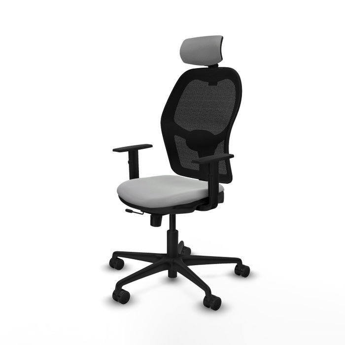 PIQUERAS Y CRESPO Silla de oficina Jorquera Gris claro y Negro PIQUERAS Y CRESPO Silla de oficina Jorquera Gris claro y Negro