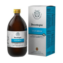 Gianluca Mech Diur Mech Complemento Alimenticio Drenante 500ml - 12 Hierbas para Eliminar Líquidos