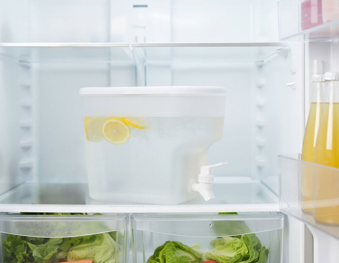 Inde Dispensador de Agua Frigo, 3.5 Litros, Plástico, 25x11x18 cm (12 Unidades)