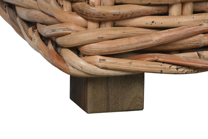 DKD Home Decor Indonesia 1c24 Sofá Natural Crudo Ratán 220 x 98 x 64 cm Set de 4 con Cojines DKD Home Decor Indonesia 1c24 Sofá Natural Crudo Ratán 220 x 98 x 64 cm Set de 4 con Cojines