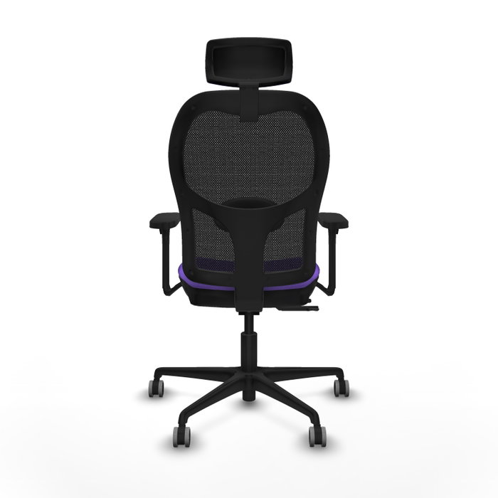 PIQUERAS Y CRESPO Silla de oficina Jorquera con mecanismo Sincro/Traslack, Lila y Negro PIQUERAS Y CRESPO Silla de oficina Jorquera con mecanismo Sincro/Traslack, Lila y Negro