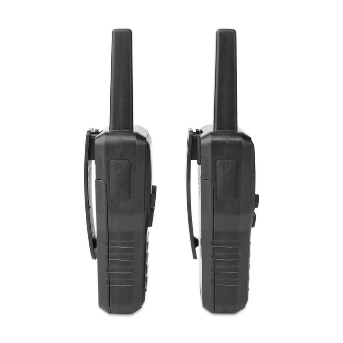 Alecto FR200BK Set de 2 Walkie Talkies Recargables, 10 km, Negro Alecto FR200BK Set de 2 Walkie Talkies Recargables, 10 km, Negro