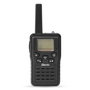 Alecto FR200BK Set de 2 Walkie Talkies Recargables, 10 km, Negro