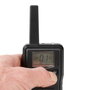 Alecto FR200BK Set de 2 Walkie Talkies Recargables, 10 km, Negro