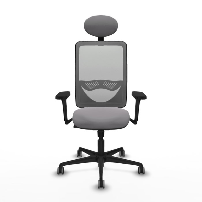 PIQUERAS Y CRESPO Silla de oficina Zulema Gris con mecanismo Sincro PIQUERAS Y CRESPO Silla de oficina Zulema Gris con mecanismo Sincro