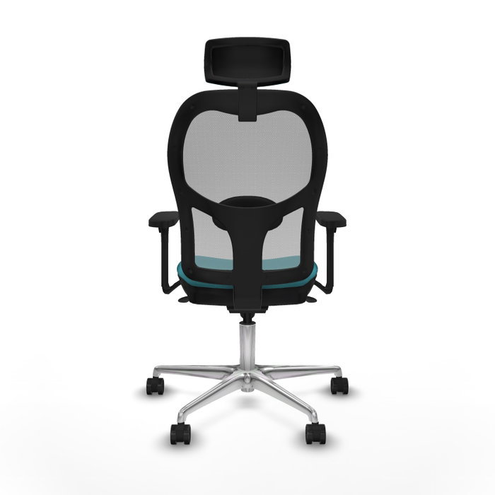 PIQUERAS Y CRESPO Silla de oficina Jorquera con mecanismo Sincro, Turquesa y Gris PIQUERAS Y CRESPO Silla de oficina Jorquera con mecanismo Sincro, Turquesa y Gris