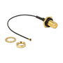 DeLOCK 12464 Cable de antena RP-SMA a MHF IV/ HSC MXHP32 de 0,1 m