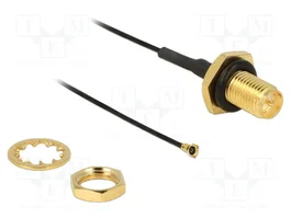 DeLOCK 12464 Cable de antena RP-SMA a MHF IV/ HSC MXHP32 de 0,1 m