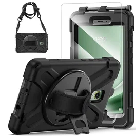 eSTUFF Funda CHICAGO Full Body Defender para Samsung Galaxy Tab Active3/Active5, Negro