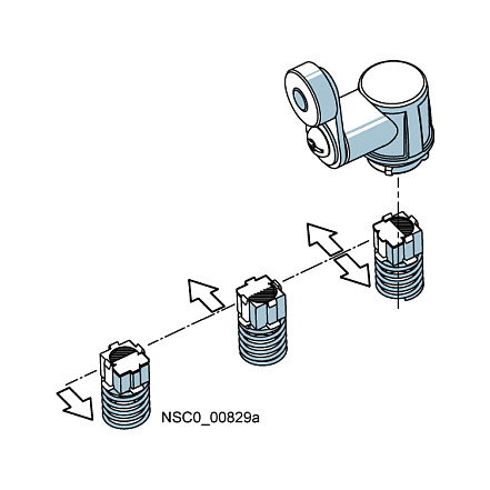 Siemens 3SE5232-0LK50 Interruptor de Posición de 6 A con Palanca Metálica y Rodillo de Plástico IP65