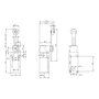 Siemens 3SE5232-0LK50 Interruptor de Posición de 6 A con Palanca Metálica y Rodillo de Plástico IP65