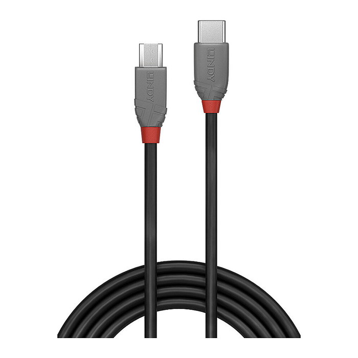 Lindy Cable USB 2.0 Type C a Micro-B Anthra Line 0,5 m