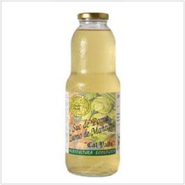 CAL VALLS Zumo de Manzana Natural 1 Litro - Pack 6 Unidades