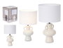 Giftdecor Lámpara Jarrón Blanca Cerámica 24x39x24 cm (Set de 4)