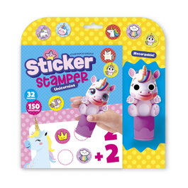 EDITORIAL IMAGILAND Sticker Stamper - Unicornios (Formato Blíster)