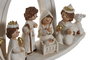 DKD Home Decor Nacimiento de Resina Blanco
