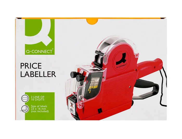 Q-connect Etiquetadora Marcaprecios 2 Rodillo 10 Dígitos por Línea Q-connect Etiquetadora Marcaprecios 2 Rodillo 10 Dígitos por Línea