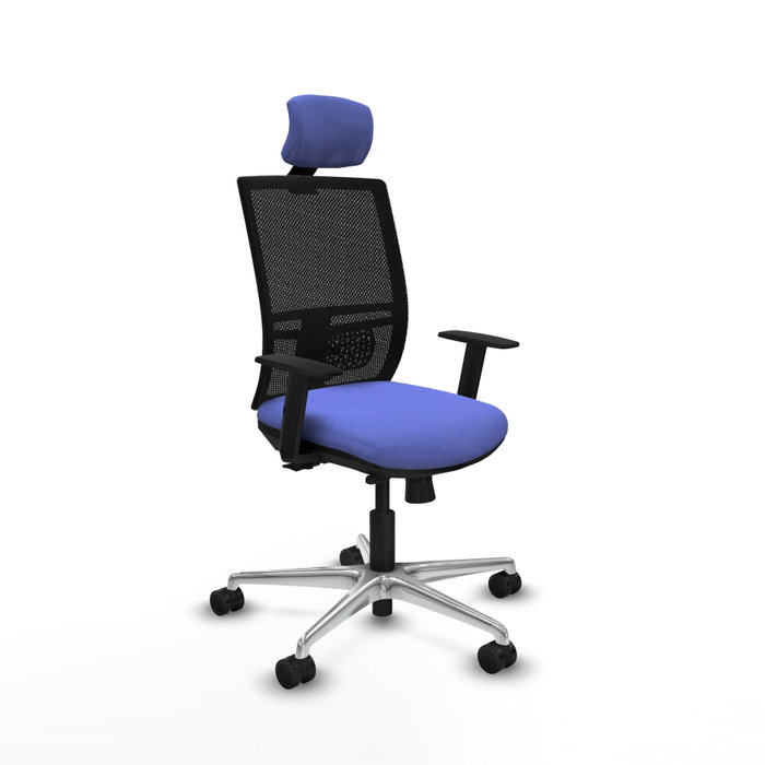 PIQUERAS Y CRESPO Silla de oficina Yunquera Azul claro y Negro PIQUERAS Y CRESPO Silla de oficina Yunquera Azul claro y Negro