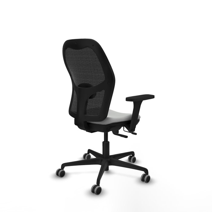 PIQUERAS Y CRESPO Silla de oficina Jorquera con mecanismo Sincro/Traslack Gris claro y Negro PIQUERAS Y CRESPO Silla de oficina Jorquera con mecanismo Sincro/Traslack Gris claro y Negro