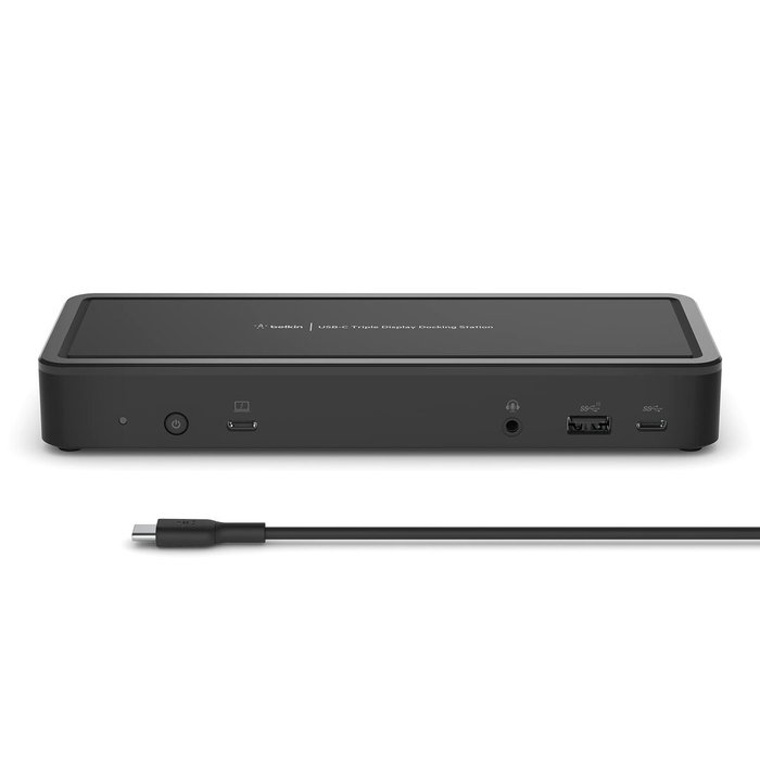 Belkin INC003VFBK Estación de acoplamiento USB-C de 14 puertos con triple pantalla