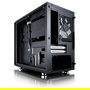 Fractal Design Define Nano S - Torre Mini ITX con Ventana de Acrílico, Insonorizado, Color Negro, Compatible con CPU de 16cm y GPU de 31.5cm