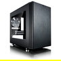 Fractal Design Define Nano S - Torre Mini ITX con Ventana de Acrílico, Insonorizado, Color Negro, Compatible con CPU de 16cm y GPU de 31.5cm
