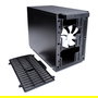 Fractal Design Define Nano S - Torre Mini ITX con Ventana de Acrílico, Insonorizado, Color Negro, Compatible con CPU de 16cm y GPU de 31.5cm