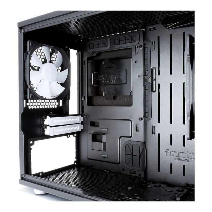 Fractal Design Define Nano S PC Torre Mini ITX con Ventana de Acrílico y Aislamiento Acústico - Negro, Factor de forma ITX, Ventiladores Incluidos