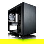 Fractal Design Define Nano S - Torre Mini ITX con Ventana de Acrílico, Insonorizado, Color Negro, Compatible con CPU de 16cm y GPU de 31.5cm