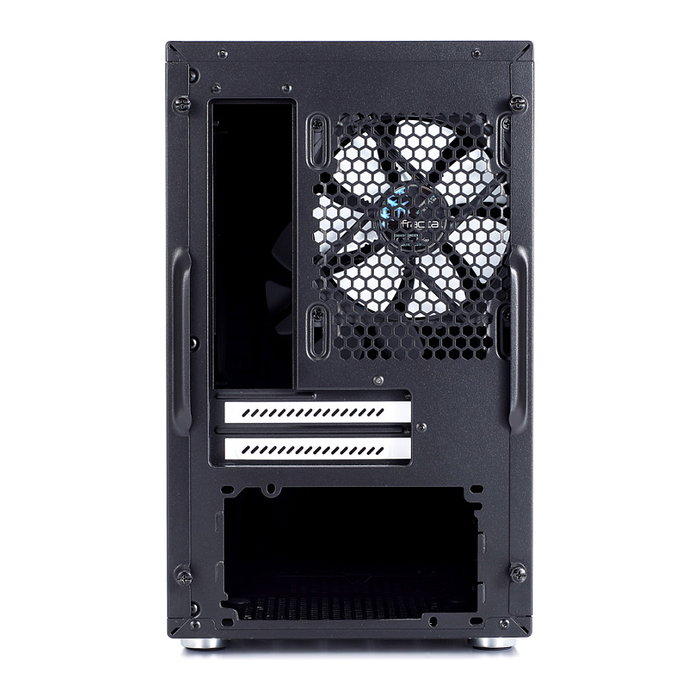 Fractal Design Define Nano S PC Torre Mini ITX con Ventana de Acrílico y Aislamiento Acústico - Negro, Factor de forma ITX, Ventiladores Incluidos