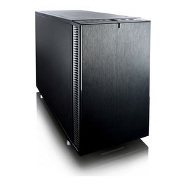 Fractal Design Define Nano S - Torre Mini ITX con Ventana de Acrílico, Insonorizado, Color Negro, Compatible con CPU de 16cm y GPU de 31.5cm