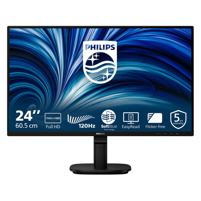 Philips 24B2N2200 Monitor 23.8" Full HD IPS 16:9 HDMI DP VGA Negro Philips 24B2N2200 Monitor 23.8" Full HD IPS 16:9 HDMI DP VGA Negro