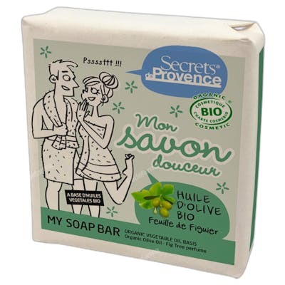 SECRETS DE PROVENCE Jabón en pastilla Aceite de Oliva Perfume Fig Tree 100 g SECRETS DE PROVENCE Jabón en pastilla Aceite de Oliva Perfume Fig Tree 100 g