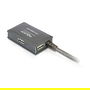DeLOCK Alargador USB 2.0 Activo de 10 m con Hub de 4 Puertos, Compatible con Mac, Plug and Play, Gris