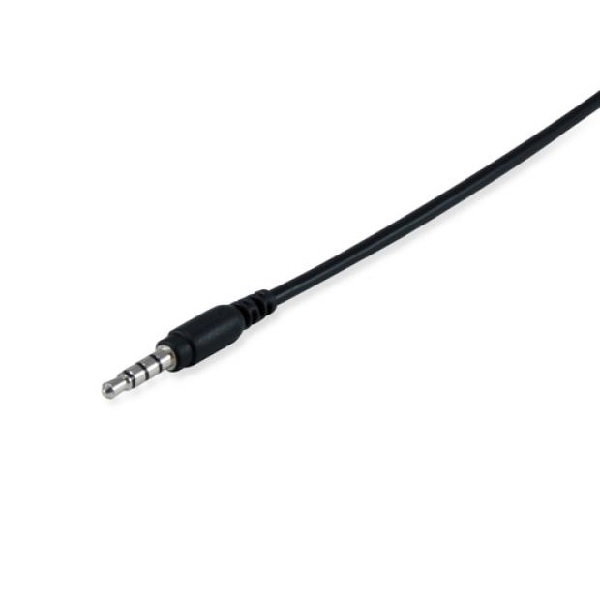 Equip Auriculares Estéreo con Micrófono Flexible, Diadema Ajustable, Almohadillas Acolchadas, Controles en Cable, Jack 3.5mm