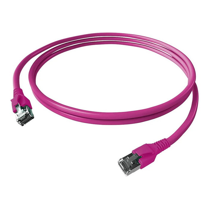 Easylan FlexBoot Patchkabel Kat.6A S/FTP violett 1m Easylan FlexBoot Patchkabel Kat.6A S/FTP violett 1m