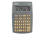 Liderpapel Calculadora XF03 Bolsillo 8 Dígitos Gris 99x64x9 mm con Pilas