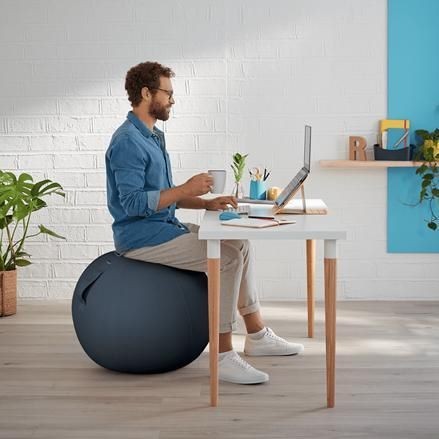 Leitz Balón de Asiento Ergo Cosy 65 cm Gris Leitz Balón de Asiento Ergo Cosy 65 cm Gris