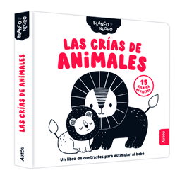 AUZOU EDITIONS Blanco y negro. Las crías de animales