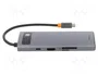 BASEUS Hub USB 8 en 1 Gris