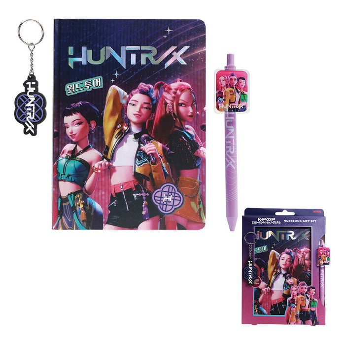 Blue Sky Studios Set de Regalo KPop Demon Hunters con Cuaderno, Bolígrafo y Llavero Blue Sky Studios Set de Regalo KPop Demon Hunters con Cuaderno, Bolígrafo y Llavero